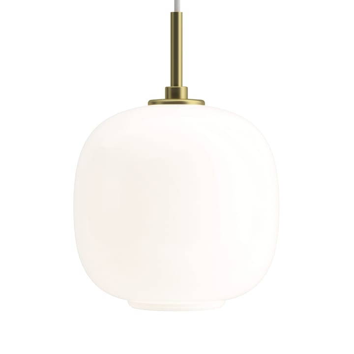 Candeeiro suspenso VL45 Radiohus Ø17,5 cm - Brass-white opal glass - Louis Poulsen