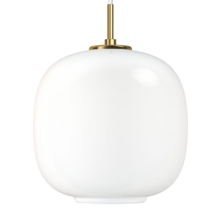 Candeeiro suspenso VL45 Radiohus Ø25 cm - Brass-white opal glass - Louis Poulsen