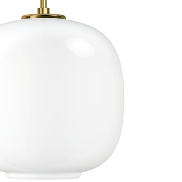 Candeeiro suspenso VL45 Radiohus Ø25 cm - Brass-white opal glass - Louis Poulsen