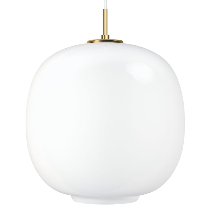 Candeeiro suspenso VL45 Radiohus Ø37 cm - Brass-white opal glass - Louis Poulsen