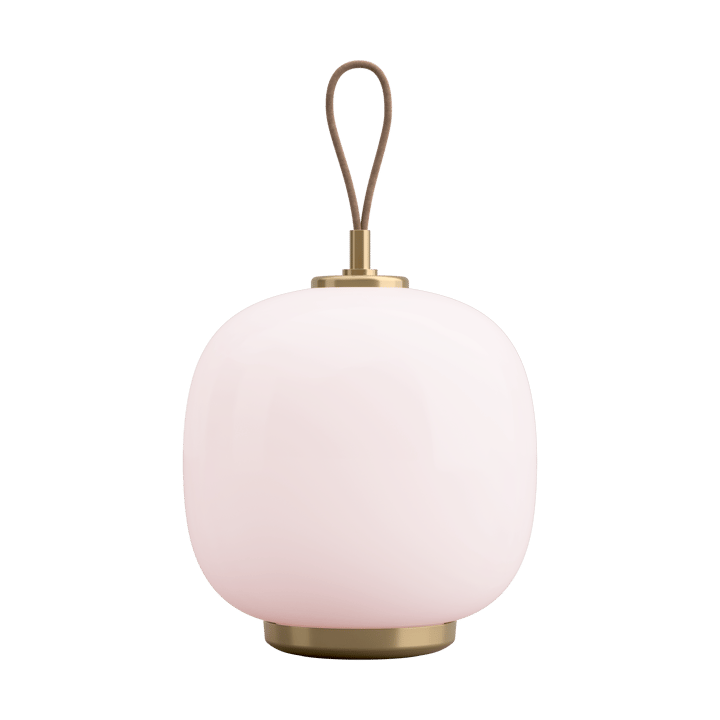 Lâmpada portátil VL45 Radiohus Ø17,5 cm - Brass-pale rose glass - Louis Poulsen