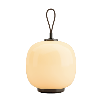 Lâmpada portátil VL45 Radiohus Ø17,5 cm - Brass-pale yellow glass - Louis Poulsen