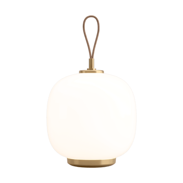 Lâmpada portátil VL45 Radiohus Ø17,5 cm - Brass-white opal glass - Louis Poulsen