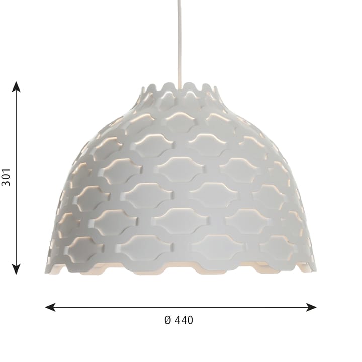 Pêndulo Ø44 cm LC Shutters  - Branco - Louis Poulsen