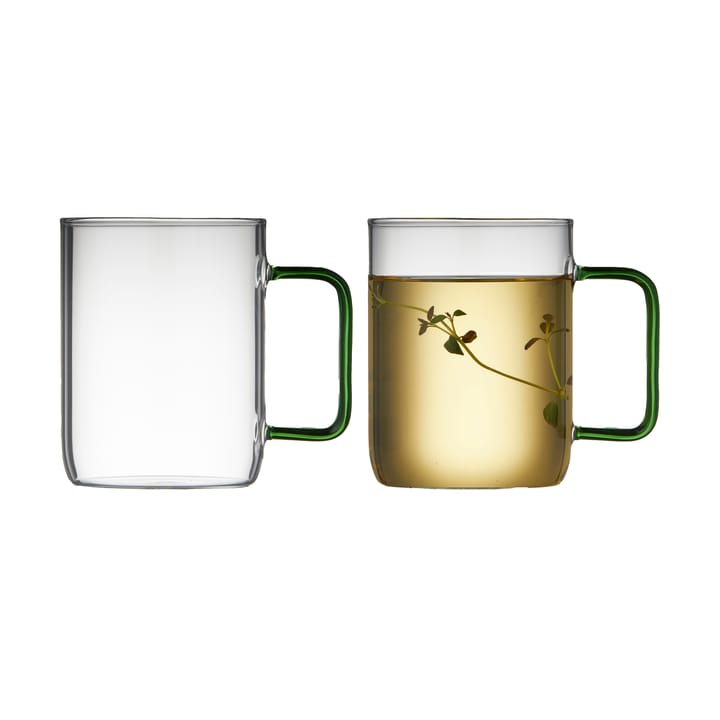 Caneca de vidro Torino 40 cl - Verde - Lyngby Glas