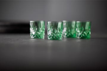 Copo de shot Sorrento 4 cl, 4 unid. - Verde - Lyngby Glas