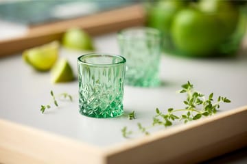 Copo de shot Sorrento 4 cl, 4 unid. - Verde - Lyngby Glas