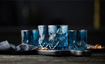 Copo de whiskey Sorrento 32 cl 4 un. - Blue - Lyngby Glas