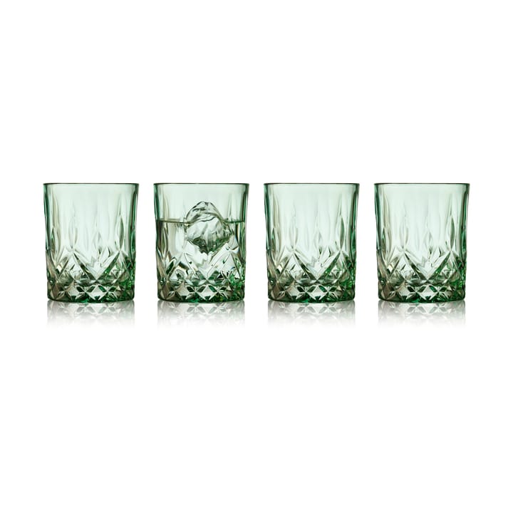 Copo de whiskey Sorrento 32 cl 4 un. - Green - Lyngby Glas