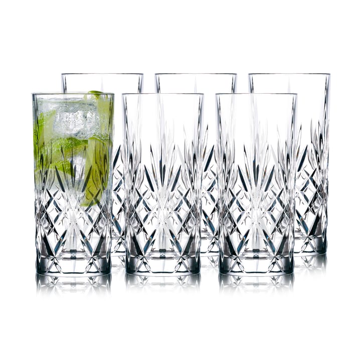 Copo highball Melodia  36 cl 6 unid., Cristal Lyngby Glas