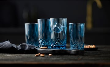 Copo Sorrento highball 38 cl 4 un. - Blue - Lyngby Glas