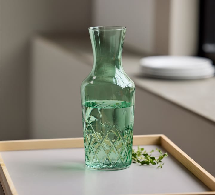 Garrafa de água Sorrento 1 L, Verde Lyngby Glas