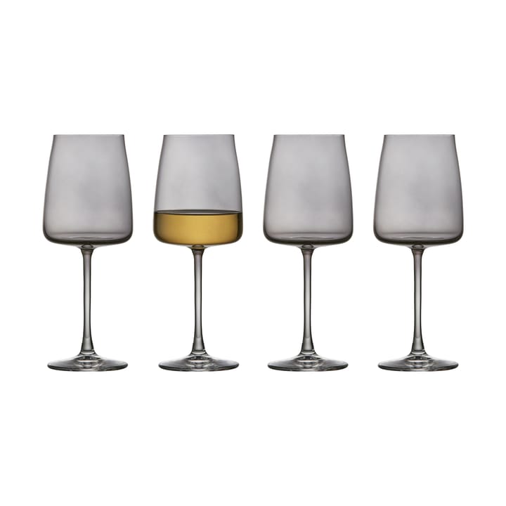 Taça de vinho branco Zero 42 cl 4 unid. - Smoke - Lyngby Glas