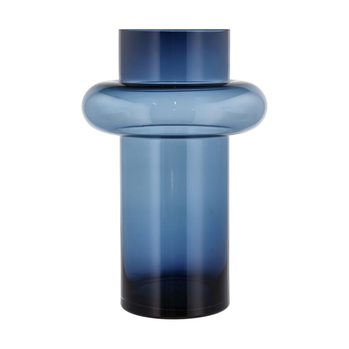 Vaso Tube vidro 40 cm - Azul - Lyngby Glas