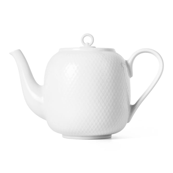 Bule de chá Rhombe 1,9 L - branco - Lyngby Porcelæn