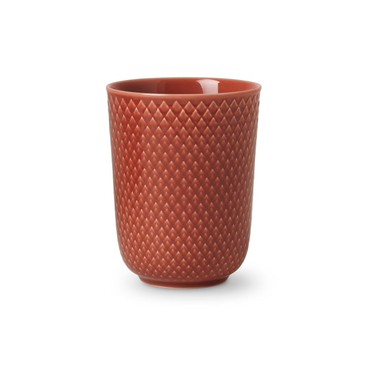 Caneca sem pega Rhombe 33 cl - terracotta - Lyngby Porcelæn