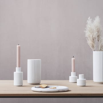 Copo de vela branco Lyngby - 11 cm - Lyngby Porcelæn