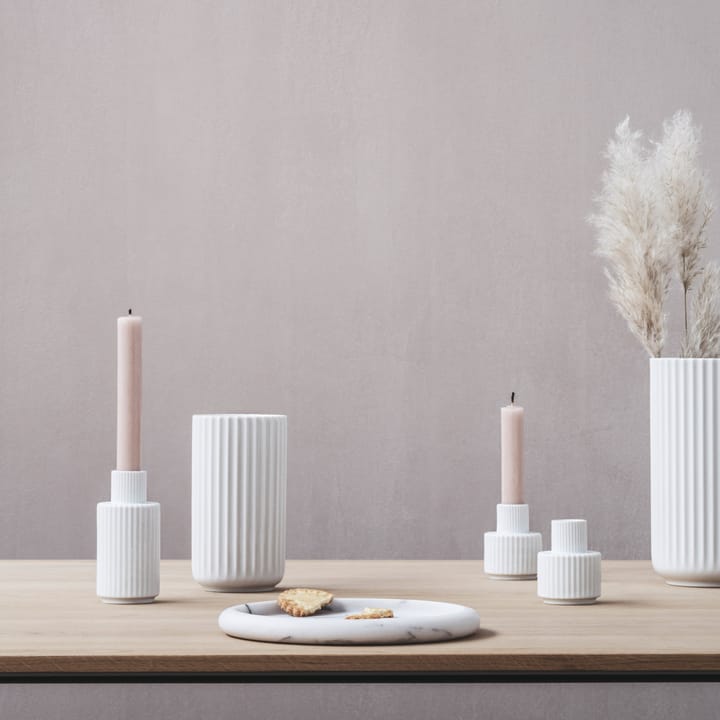 Copo de vela branco Lyngby - 7 cm - Lyngby Porcelæn