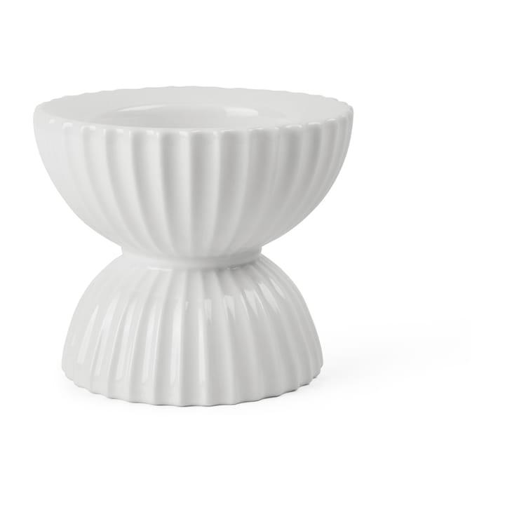 Lyngby Tura block suporte para vela Ø11.5 cm - Branco - Lyngby Porcelæn