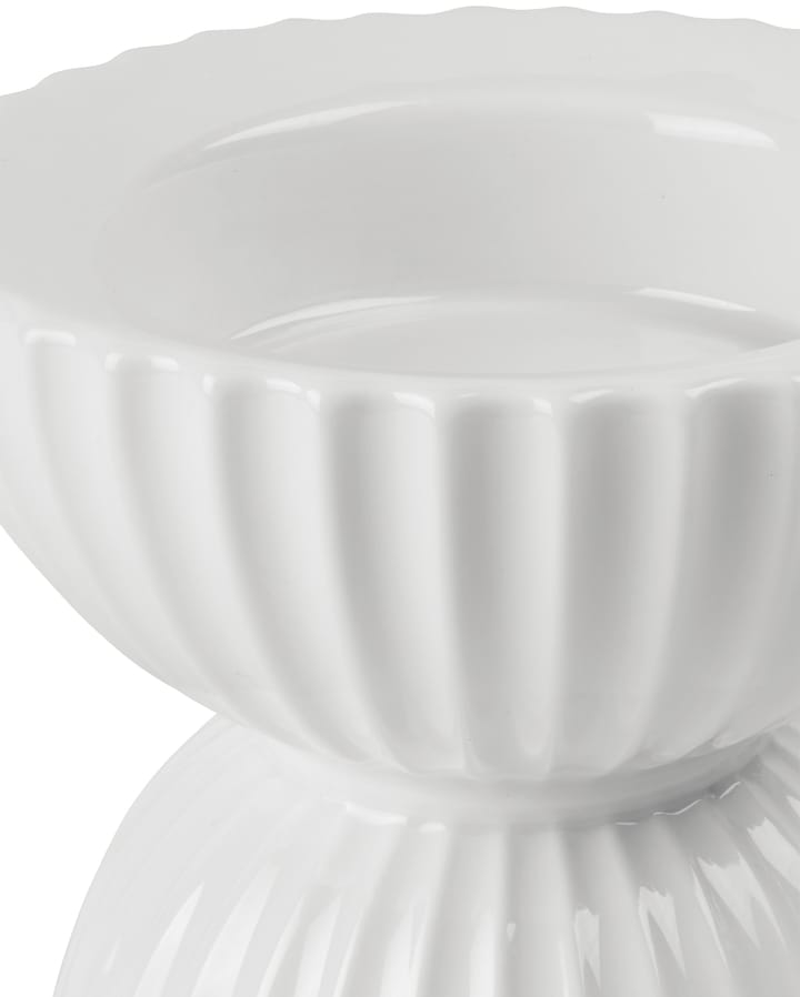 Lyngby Tura block suporte para vela Ø11.5 cm - Branco - Lyngby Porcelæn