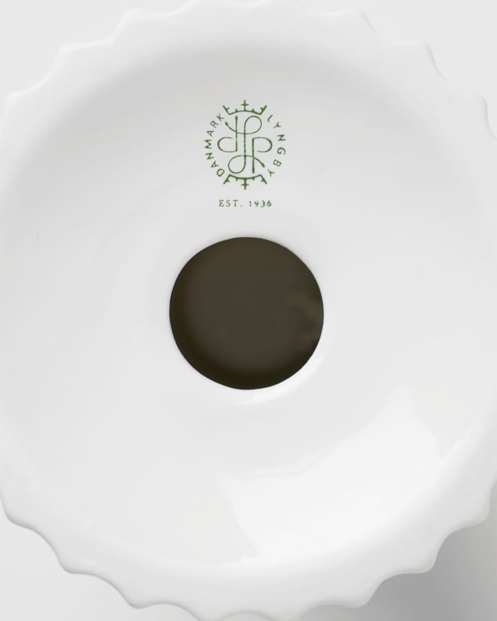 Lyngby Tura suporte para vela 14 cm - Branco - Lyngby Porcelæn