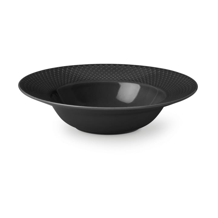 Prato fundo Rhombe Earth Ø24,5 cm - Slate - Lyngby Porcelæn