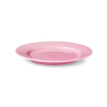 Prato rosa Rhombe - 21 cm - Lyngby Porcelæn