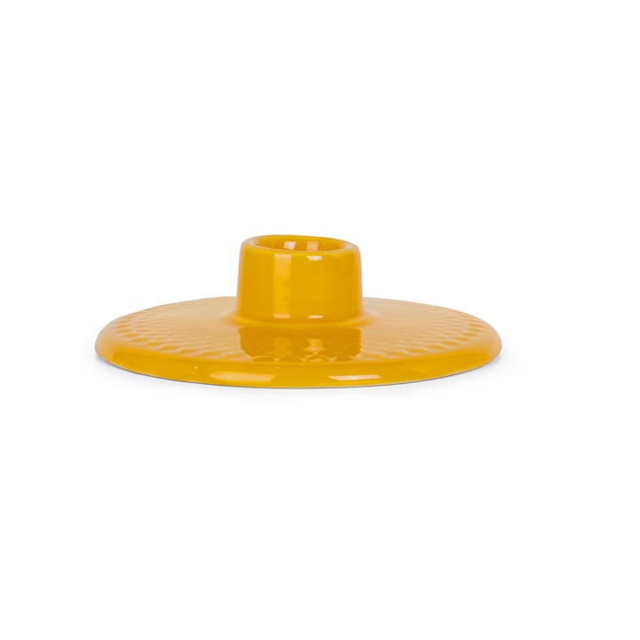 Rhombe porta-vela 3 cm - Amarelo - Lyngby Porcelæn