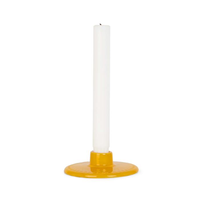 Rhombe porta-vela 3 cm - Amarelo - Lyngby Porcelæn