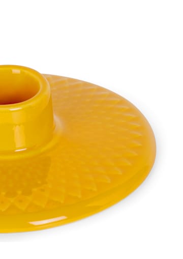 Rhombe porta-vela 3 cm - Amarelo - Lyngby Porcelæn