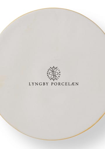 Rhombe porta-vela 3 cm - Amarelo - Lyngby Porcelæn