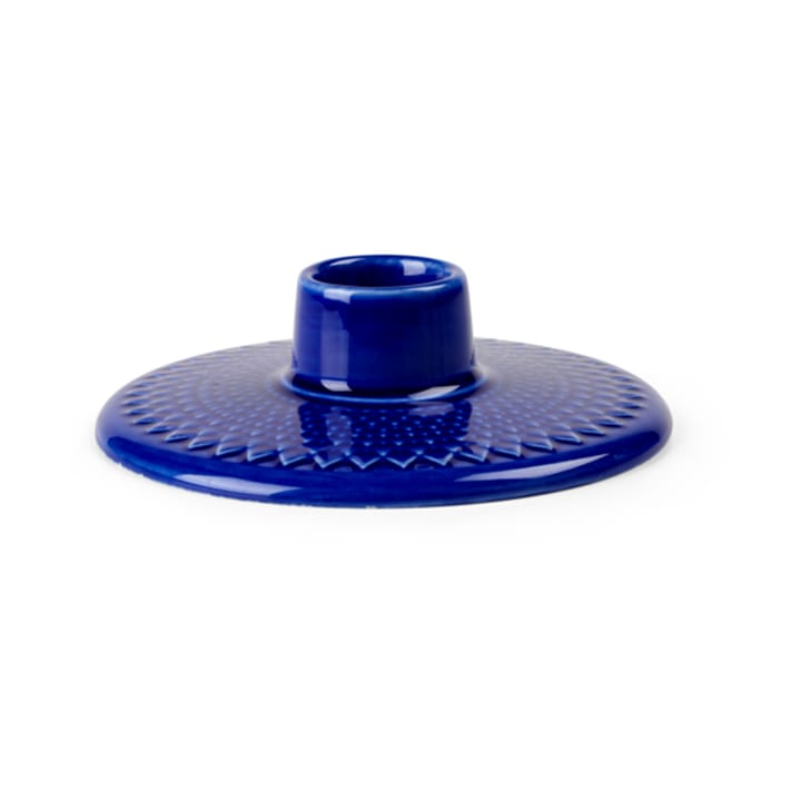 Rhombe porta-vela 3 cm - Azul escuro  - Lyngby Porcelæn