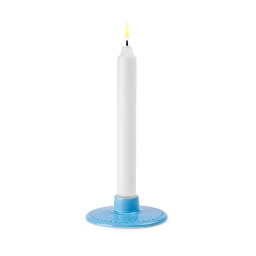 Rhombe porta-vela 3 cm - Azul - Lyngby Porcelæn