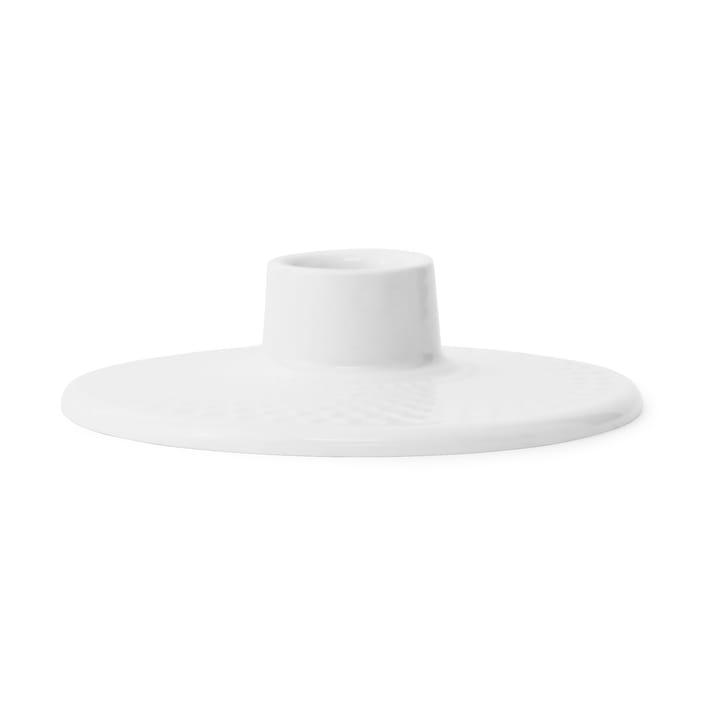 Rhombe porta-vela 3 cm - Branco - Lyngby Porcelæn