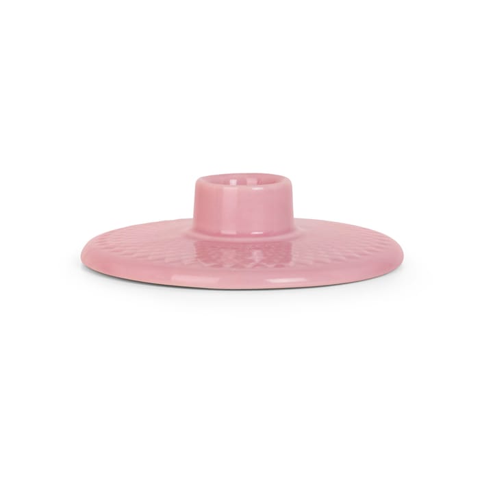 Rhombe porta-vela 3 cm - Rosa - Lyngby Porcelæn