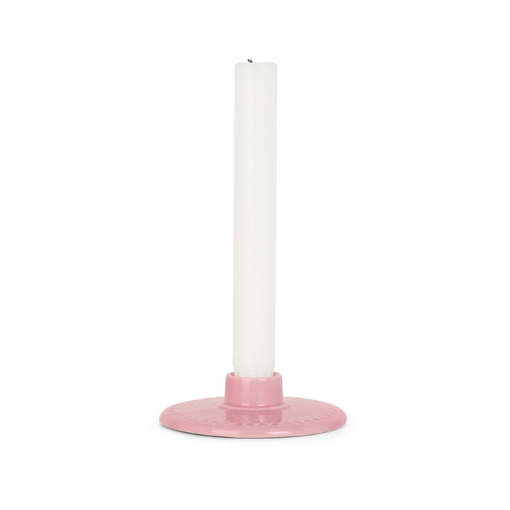 Rhombe porta-vela 3 cm - Rosa - Lyngby Porcelæn