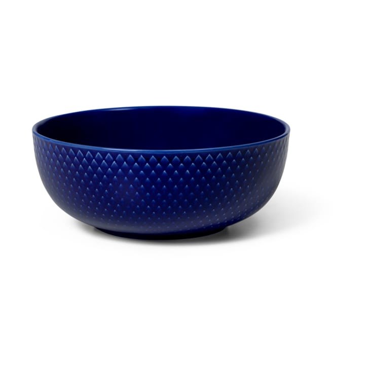 Rhombe tigela Ø15.5 cm - Azul escuro  - Lyngby Porcelæn