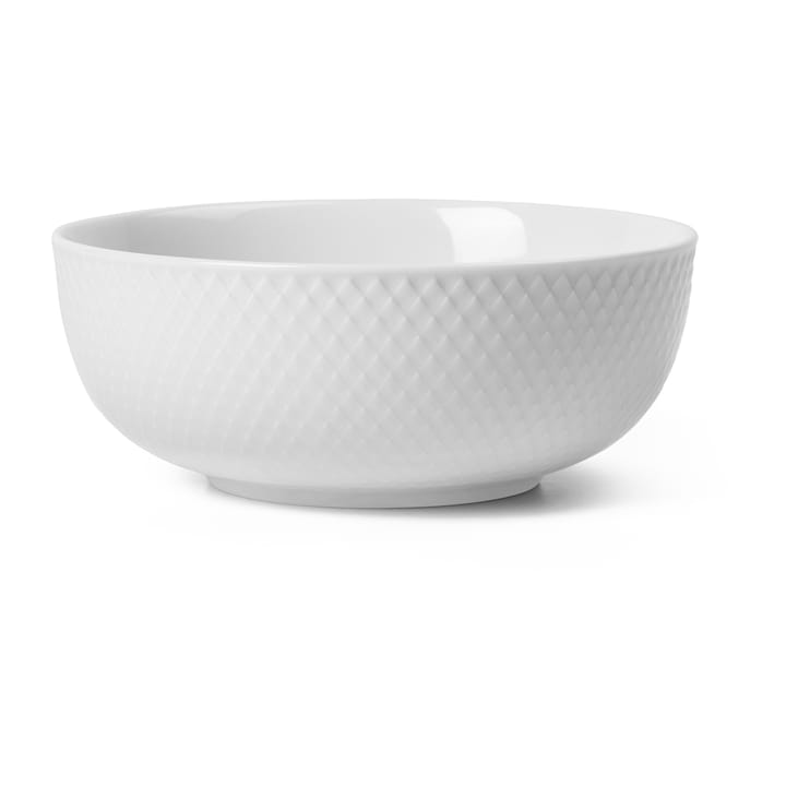 Rhombe tigela Ø15.5 cm - Branco - Lyngby Porcelæn