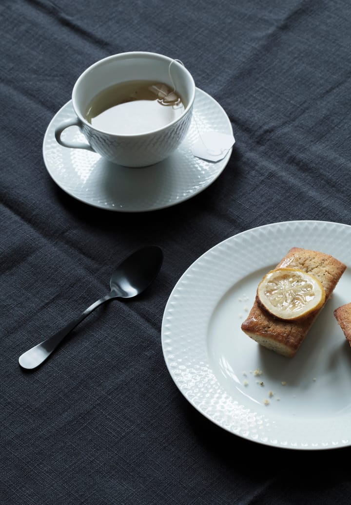 Rhombe xícara de chá com pires 24 cl - Branco - Lyngby Porcelæn