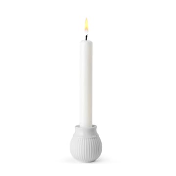 Suporte de velas Curve 7 cm - Branco - Lyngby Porcelæn