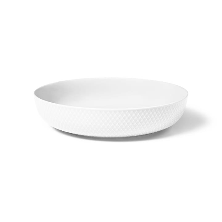 Tigela de Servir Rhombe Ø28 cm, Branco Lyngby Porcelæn