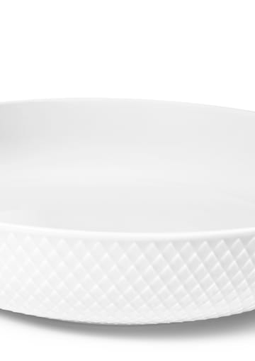 Tigela de Servir Rhombe Ø28 cm - Branco - Lyngby Porcelæn