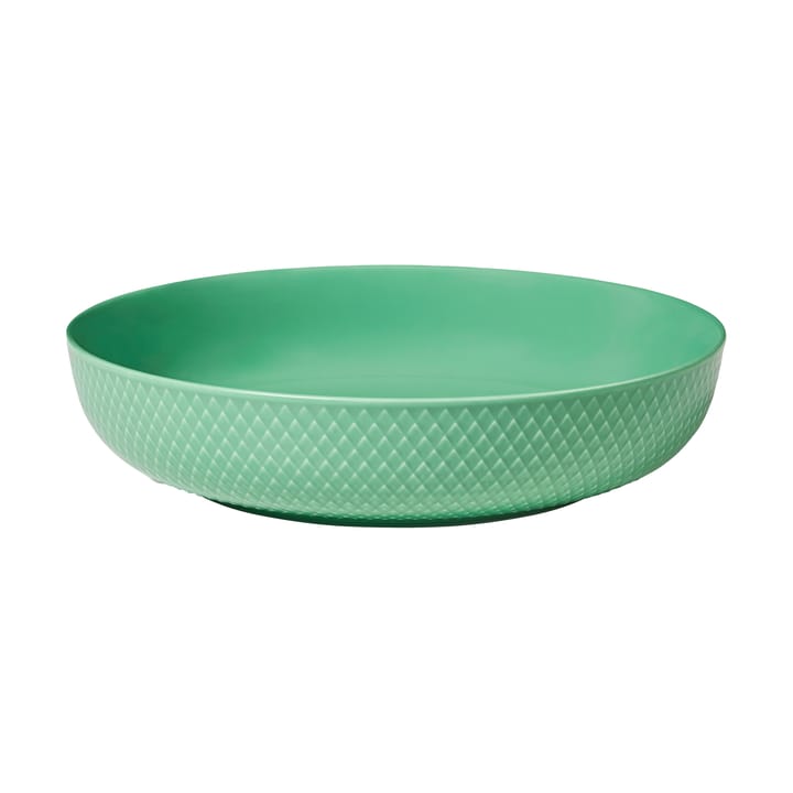 Tigela de Servir Rhombe Ø28 cm - Verde - Lyngby Porcelæn