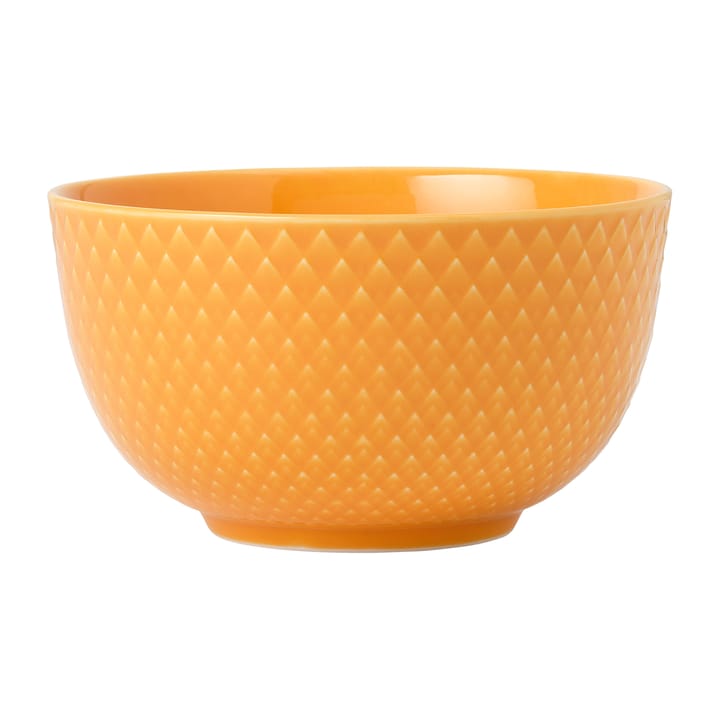 Tigela Rhombe Ø11 cm - Amarelo - Lyngby Porcelæn