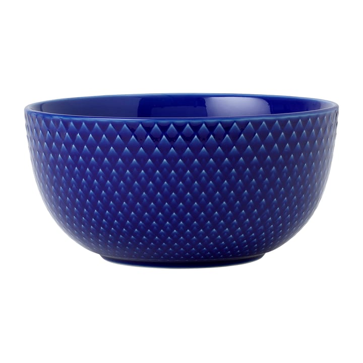 Tigela Rhombe Ø13 cm - Azul escuro - Lyngby Porcelæn