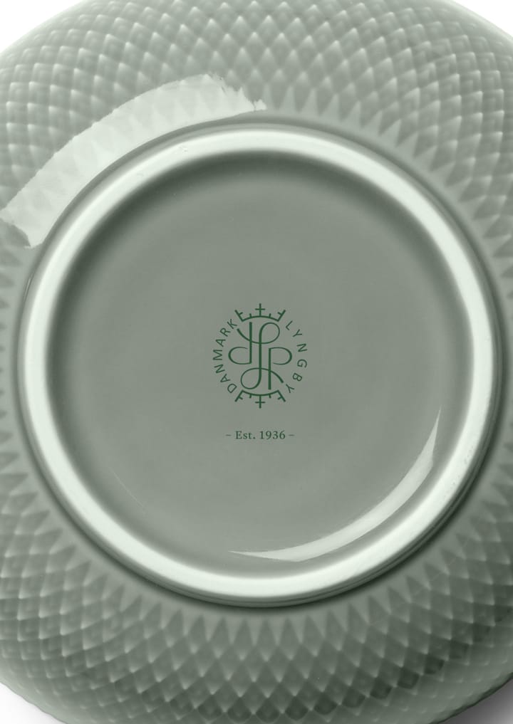 Tigela Rhombe Earth Ø13 cm - Moss - Lyngby Porcelæn