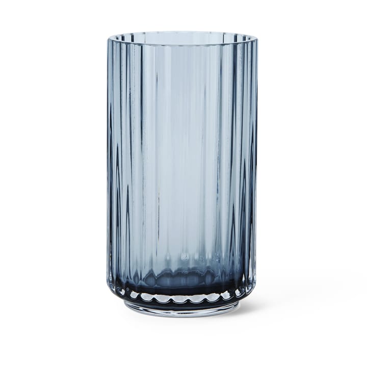 Vaso de vidro, azul escuro Lyngby - 12.5 cm - Lyngby Porcelæn