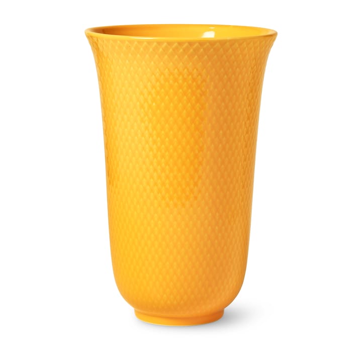 Vaso Rhombe 20 cm - Amarelo - Lyngby Porcelæn