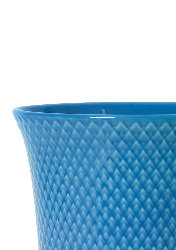 Vaso Rhombe 20 cm - Azul - Lyngby Porcelæn