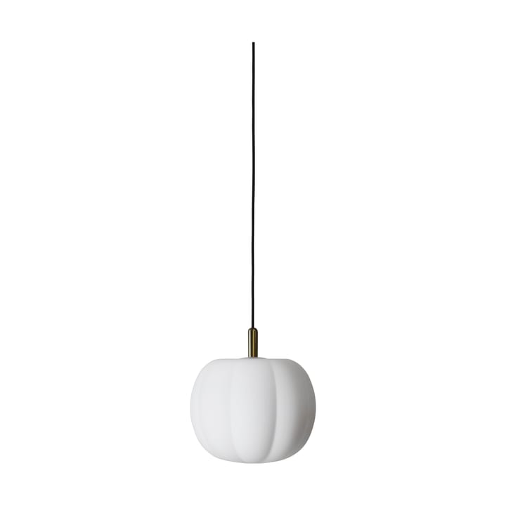 Candeeiro suspenso PePo Medium Ø30 cm - Opal-brass top - Made By Hand